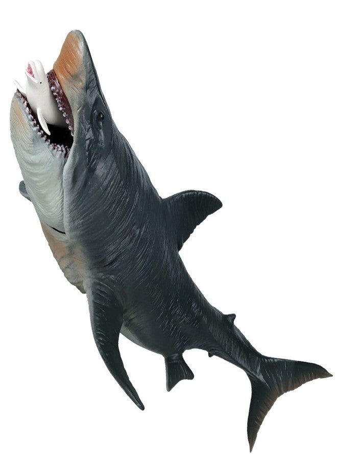 JOKFEICE Megalodon Shark Toy - Realistic Large Sea Creature Figurine, Early Educational Toys, Prehistoric Shark Cake Topper, Perfect for Kids Birthday Party & Educational Play - Image 1